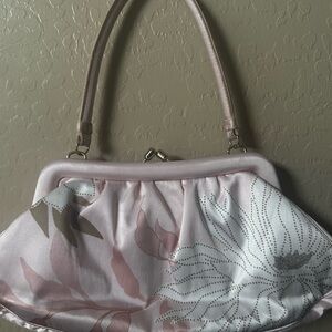 Banana Republic beautiful silk floral purse